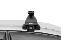 Багажник на крышу Renault Kaptur, Lux, аэродинамические дуги (53 мм)