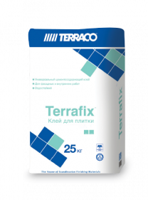 Terraco Terrafix Granite Grey Универсальный Клей для Клинкера, Керамогранита и Натурального Камня 25кг