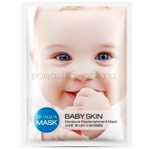 BIOAQUA, Увлажняющая маска, сужающая поры с питательным эффектом Baby Skin Moisture Replenishment Mask, 30г