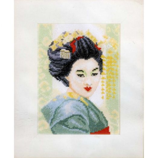Набор для вышивания  LANARTE "Geisha" (Гейша маленькая) 11104А (PN-0008201)