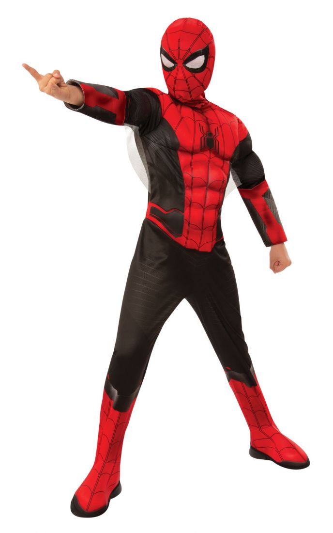 Детский костюм черно-красного Спайдермена Dlx