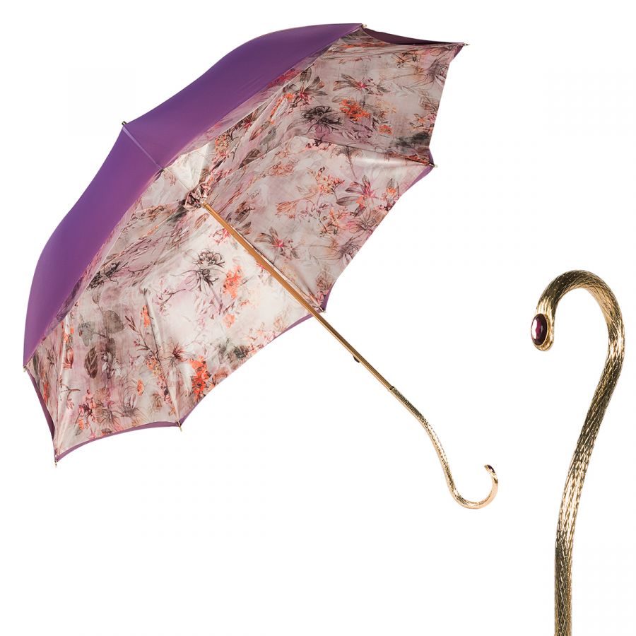Зонт-трость Pasotti Giante Flora Oro