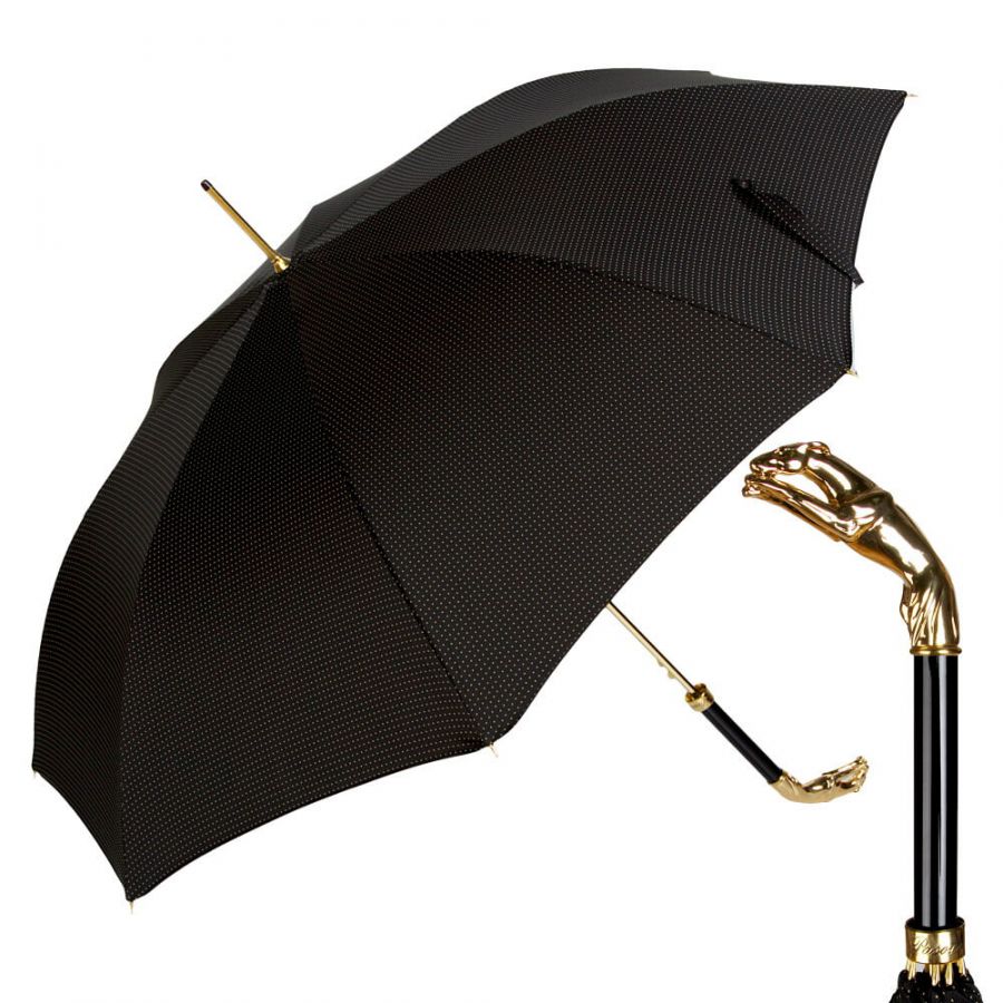 Зонт-трость Pasotti Jaguar Gold Dot