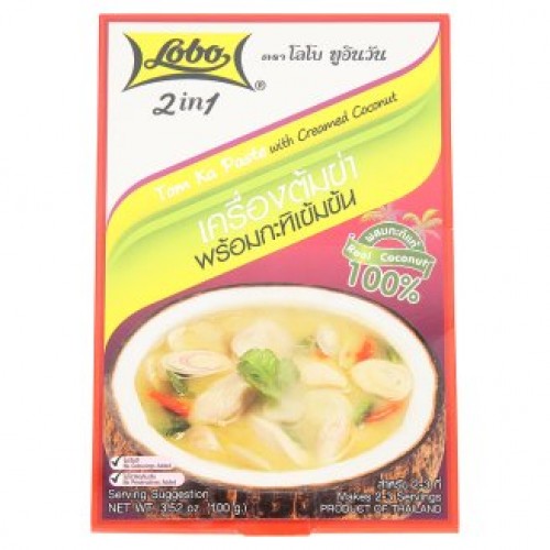 Тайский куриный суп со сливками Том Ка Кай Lobo 100 гр