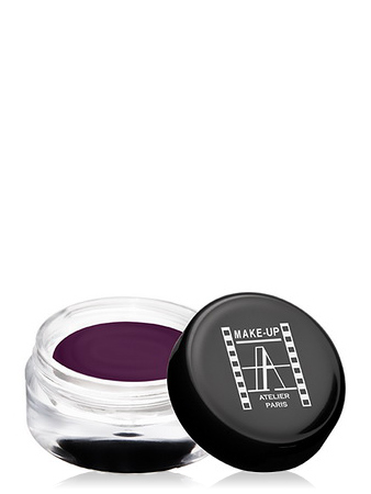 Make-Up Atelier Paris Cream Eyeshadow ESCAU Aubergine Тени для век кремовые баклажан (розово-баклажанные с мерцанием)