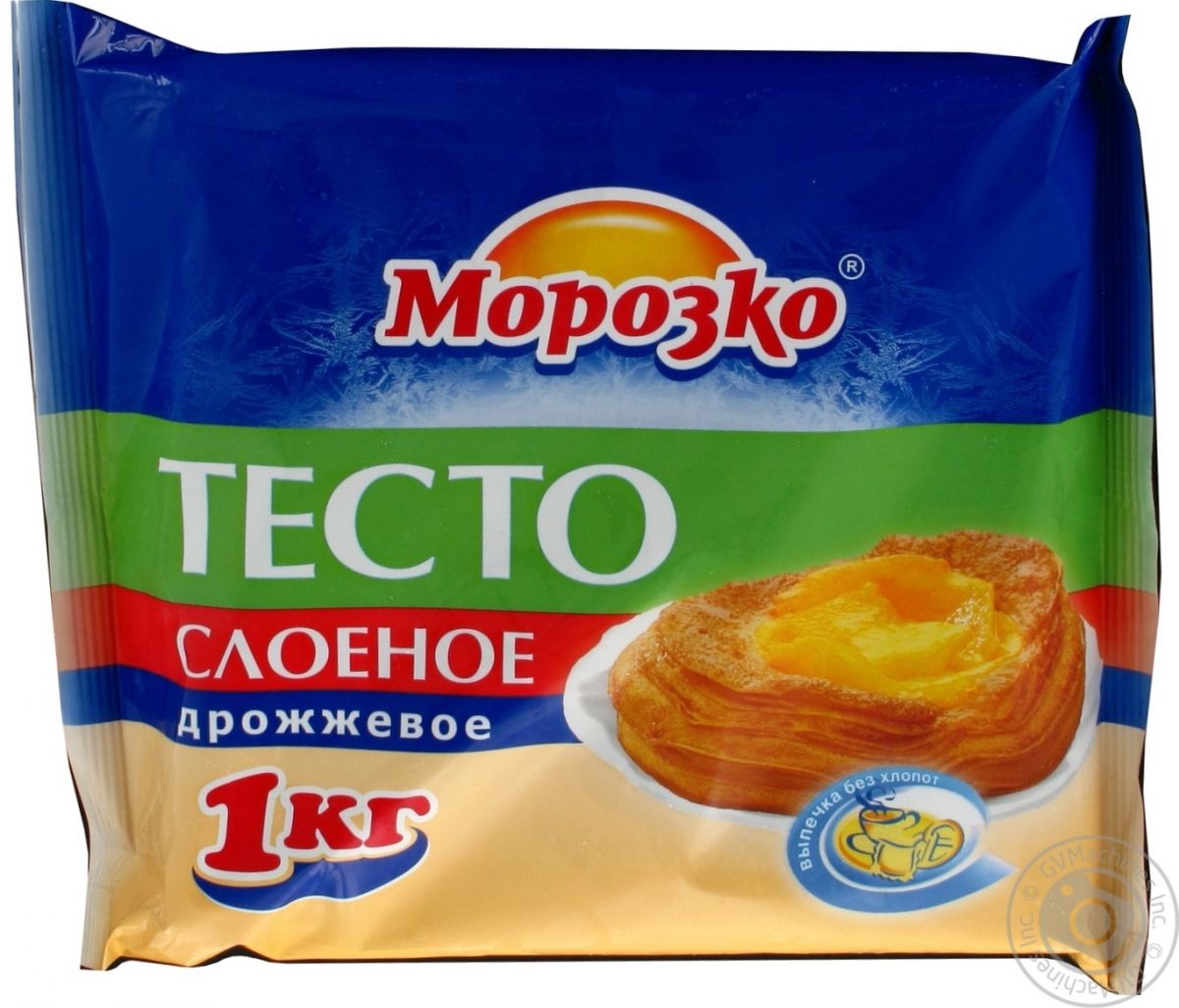 Тесто слоёное дрожжевое Морозко