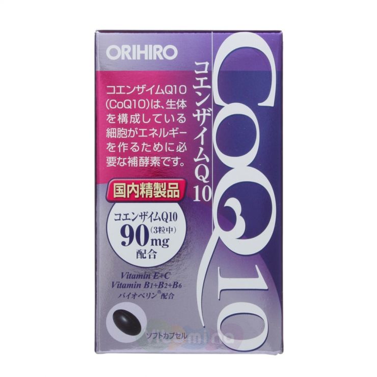 Orihiro Коэнзим Q10 с витаминами, 90 капс