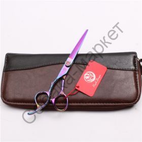 Ножницы прямые 6 дюймов Purple Dragon серия Шайн