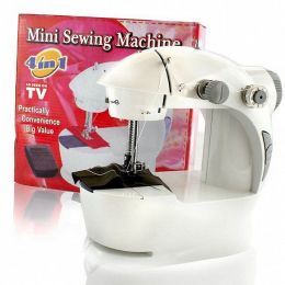 Мини швейная машина 4в1 Mini Sewing Machine, вид 9