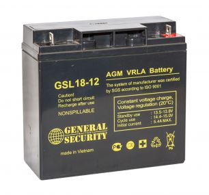 Аккумулятор General Security GSL18-12L 