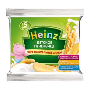 Печеньице Heinz детское с 5-ти месяцев, 60г