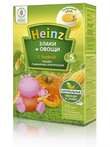 Kaşa Heinz südsüz qarğıdalı-buödalı balqabaqnan 200 qr ( 5 aydan yuxarı)