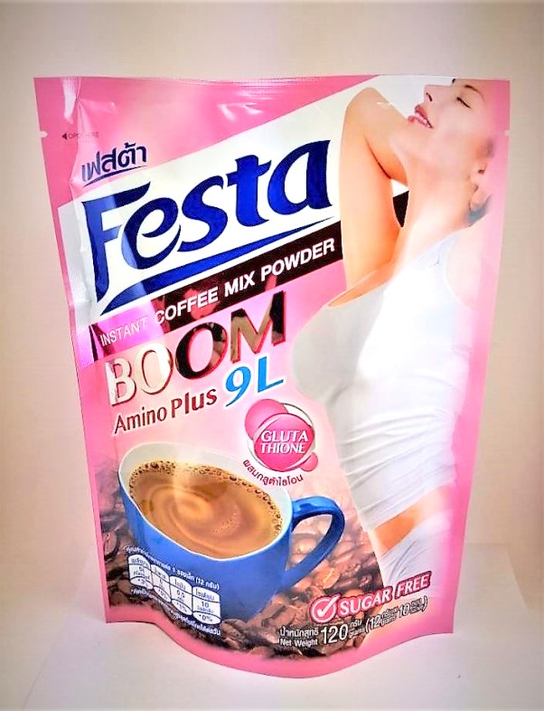 Кофе растворимый Festa 120 грамм с 9 аминокислотами без сахара