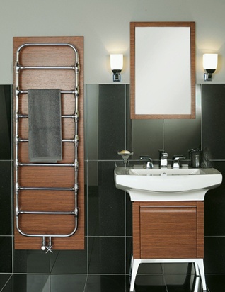 Хромированный полотенцесушитель на отопление для ванной Zehnder Nobis лесенка NOB-150-050 50x152 см схема 6