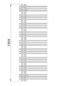 Zehnder Yucca полотенцесушитель лесенка YAER-130-40/RD 37,8x130,4 см ФОТО
