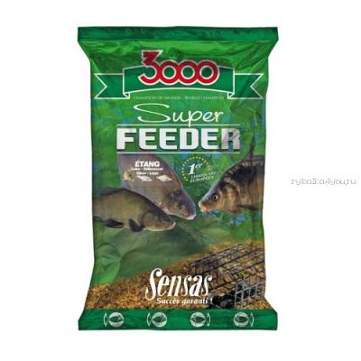Прикормка Sensas 3000 Super Feeder Big Fish (Крупная рыба) 1кг (10551)