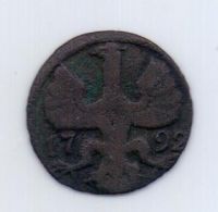 12 геллеров 1792 года Аахен Германия