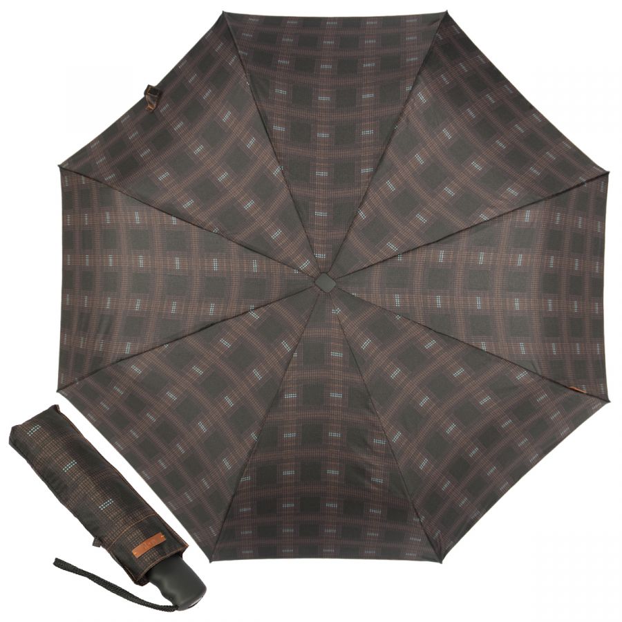 Зонт складной M&P C2799-OC Piatto Righe Black