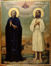 Икона Прокопий Вятский блаженный (рукописная)