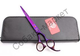 Ножницы прямые 7 дюймов Purple Dragon с антистатическим покрытием