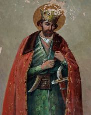 Икона Луарсаб Карталинский мученик (рукописная)