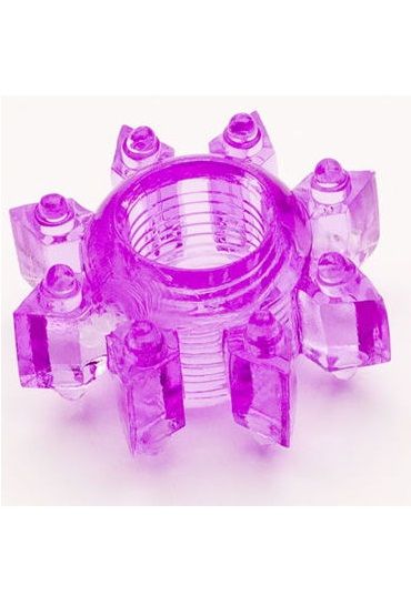 Эрекционное кольцо Toyfa фиолетовое
