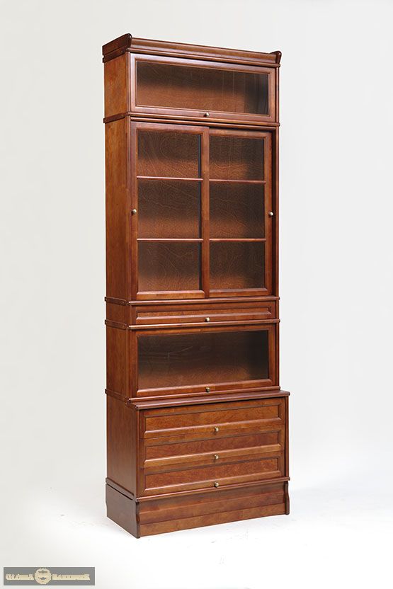 Шкаф для библиотеки К154 модульно-секционного книжного шкафа серии Кенигсберг-Люкс