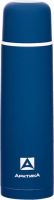 Прорезиненный термос для напитков Арктика 103 серии 1 литр синий