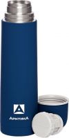Прорезиненный термос для напитков Арктика 103 серии 1 литр синий