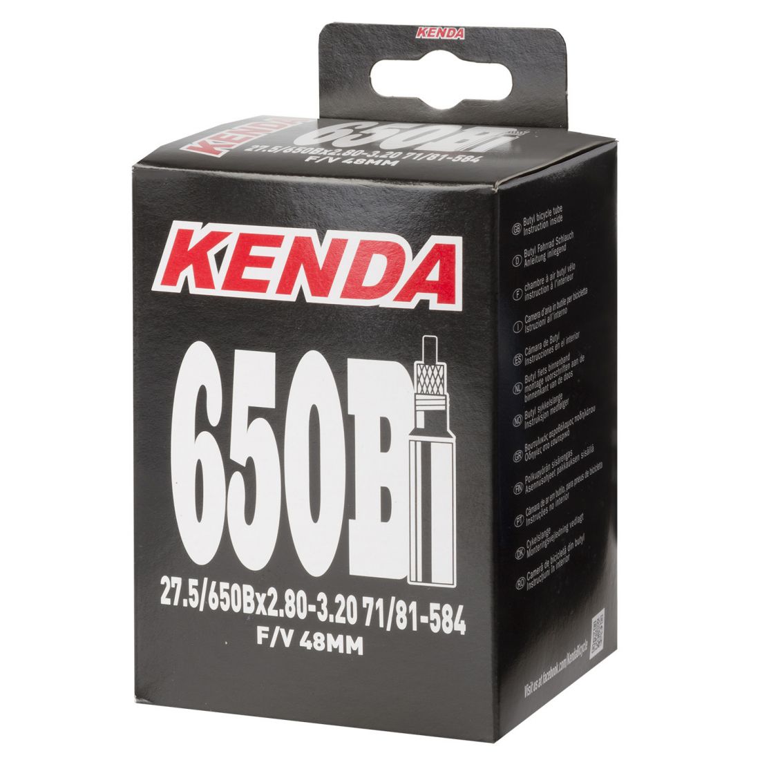 Камера 27,5"+ спорт 48мм 5-514408 широкая 2,80-3,20 (71/81-584) (50) KENDA