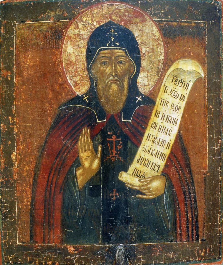 Икона Ксенофонт Робейский преподобный (рукописная)