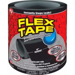 Сверхсильная клейкая лента Flex Tape, 10 x 152 см, цвет черный | Строительные клейкие ленты