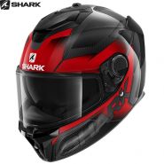 Шлем Shark Spartan GT Carbon Shestter, Чёрно-красный
