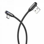 Кабель USB 3А HOCO U77 Черный (TYPE C) 1.2м