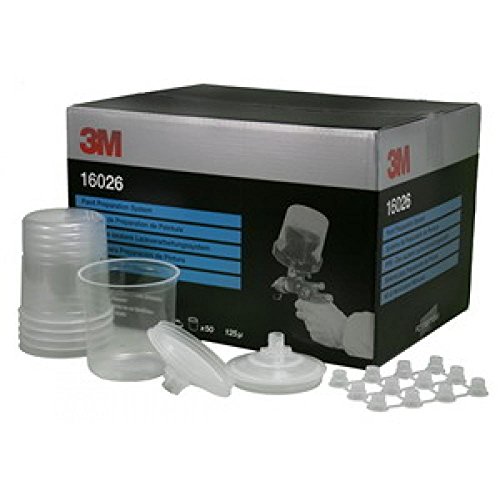 3М Набор PPS (стаканы-50, крышки со встроенным фильтром 125 мкм-50, колпачки-25) 600 мл.