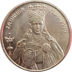 100 злотых Польша 1988 - Королева Ядвига (Jadwiga) 1384-1399
