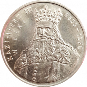 100 злотых Польша 1987 - Казимир III Великий (Kazimierz III Wielki) 1333-1370