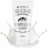 Выравнивающая тон ночная маска с молочными протеинами A'Pieu Fresh Mate Milk Mask