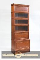 Шкаф для библиотеки модульно-секционного книжного шкафа серии Кенигсберг-Люкс с мини-баром