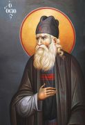 Икона Иустин Сербский преподобный (рукописная)