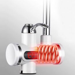 Кран водонагреватель проточный Instant Electric Heating Water Faucet с дисплеем, вид 5