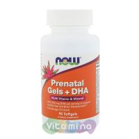 Prenatal Gels + DHA (Витамины для беременных), 90 капсул.