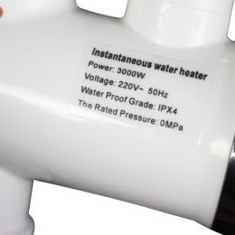 Кран водонагреватель проточный Instant Electric Heating Water Faucet с лейкой, вид 8