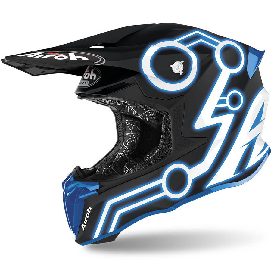 Airoh Twist 2.0 Neon Azure шлем внедорожный