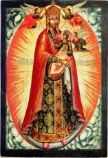 Жена Облеченная В Солнце икона Божией Матери (рукописная)