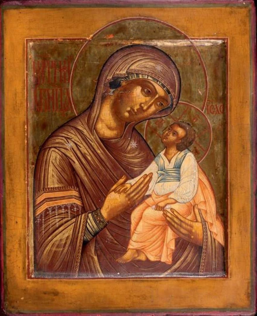 Мати Молебница Икона Божией Матери (рукописная)