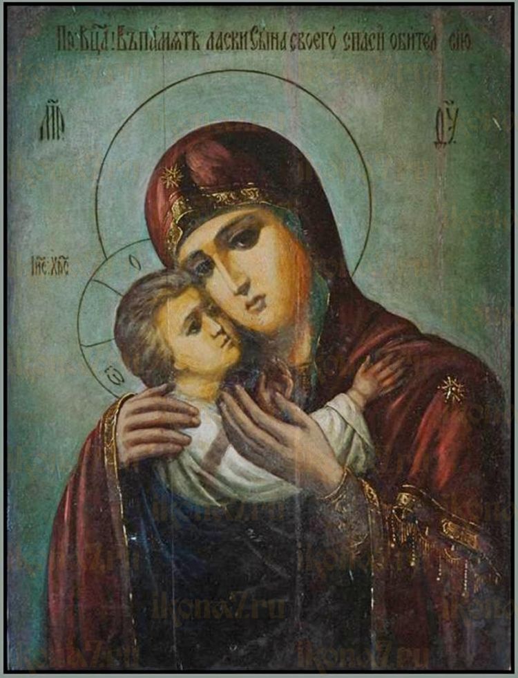 Ласковая Мать икона Божией Матери (рукописная)