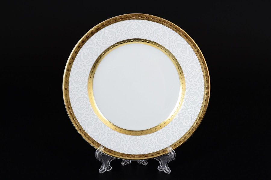 Набор тарелок 17 см "Constanza Diamond White Gold", 6 шт.