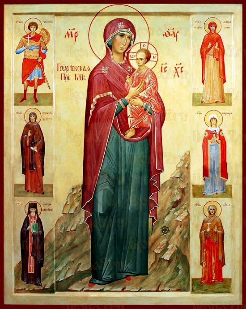 Георгиевская Болгарcкая икона Божией Матери (рукописная)