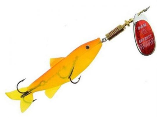 Блесна DAM Effzett Spinner Minnow Red Glitter